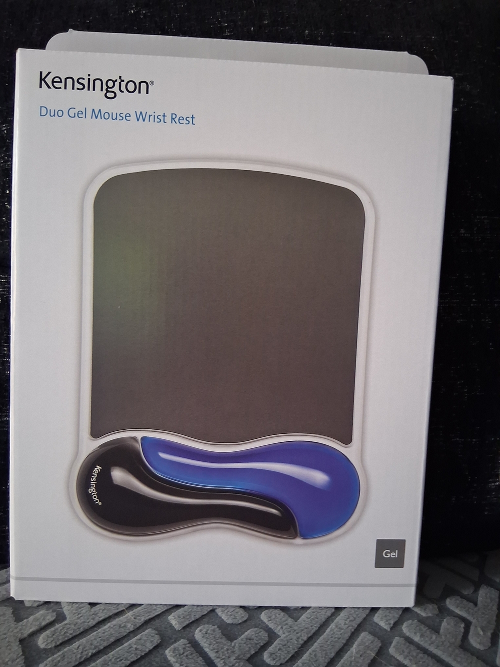 Kensington Duo Gel Mouse Wrist Rest - Black & Blue